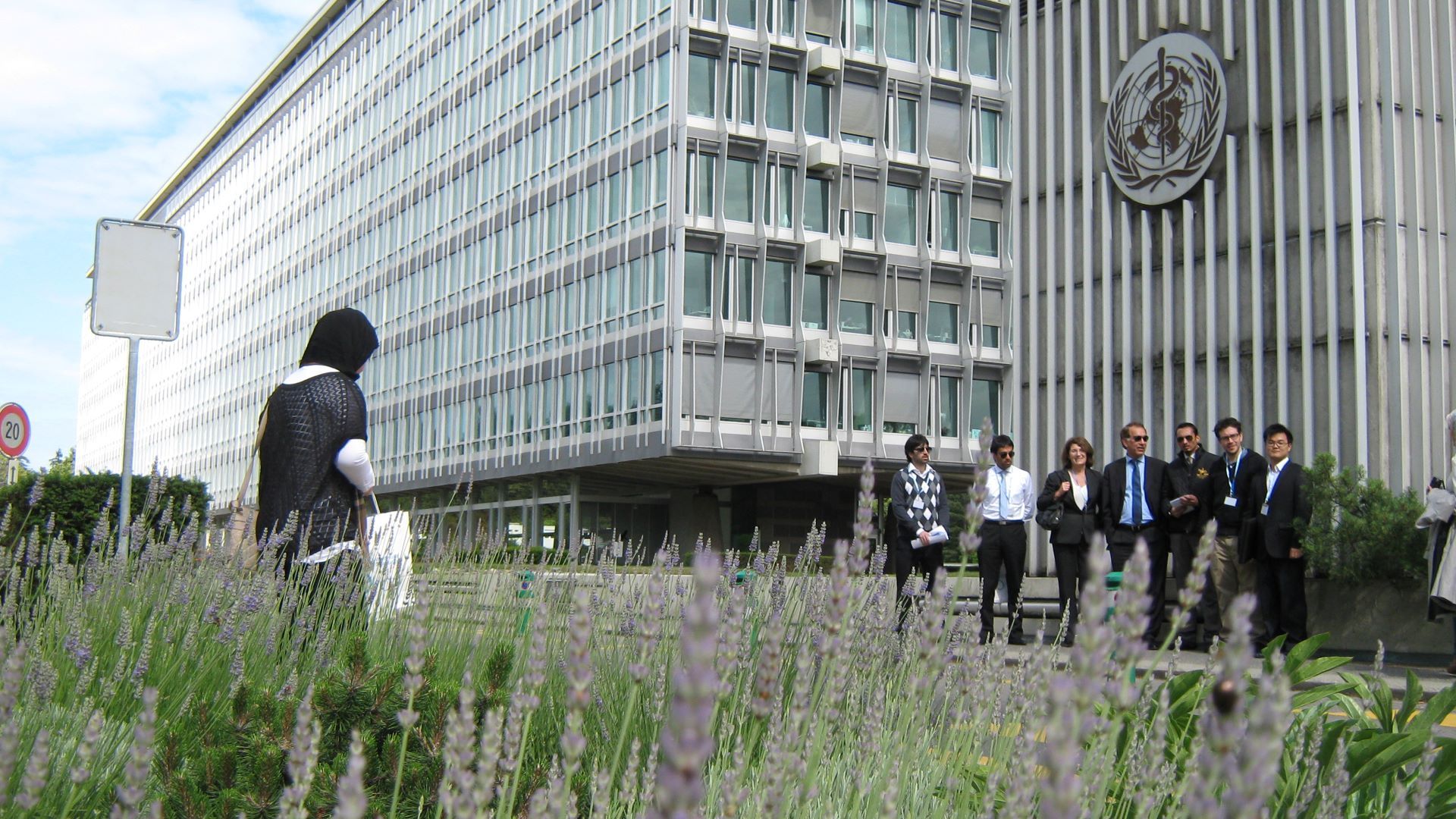 Outside-WHO-building-Geneva.
