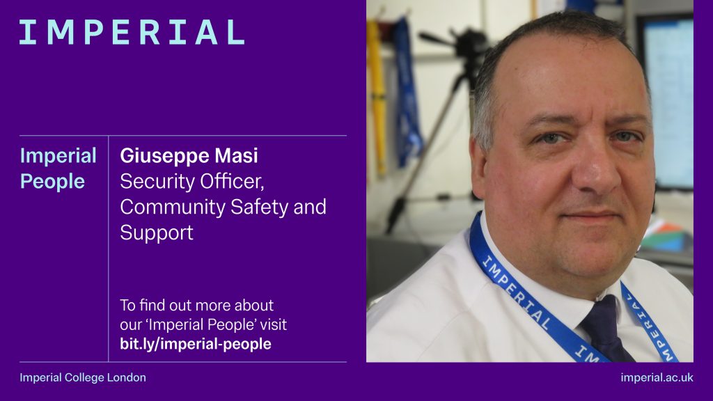 Giuseppe Masi, Security Officer, Community Safety and Support