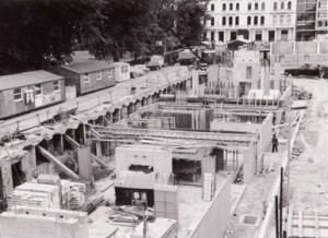 Linstead Hall foundations 1966